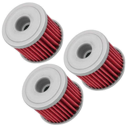 3 Pack Oil Filter for Honda TRX450R TRX450ER 2004 2005 2006 07 08 09 12 13 2014