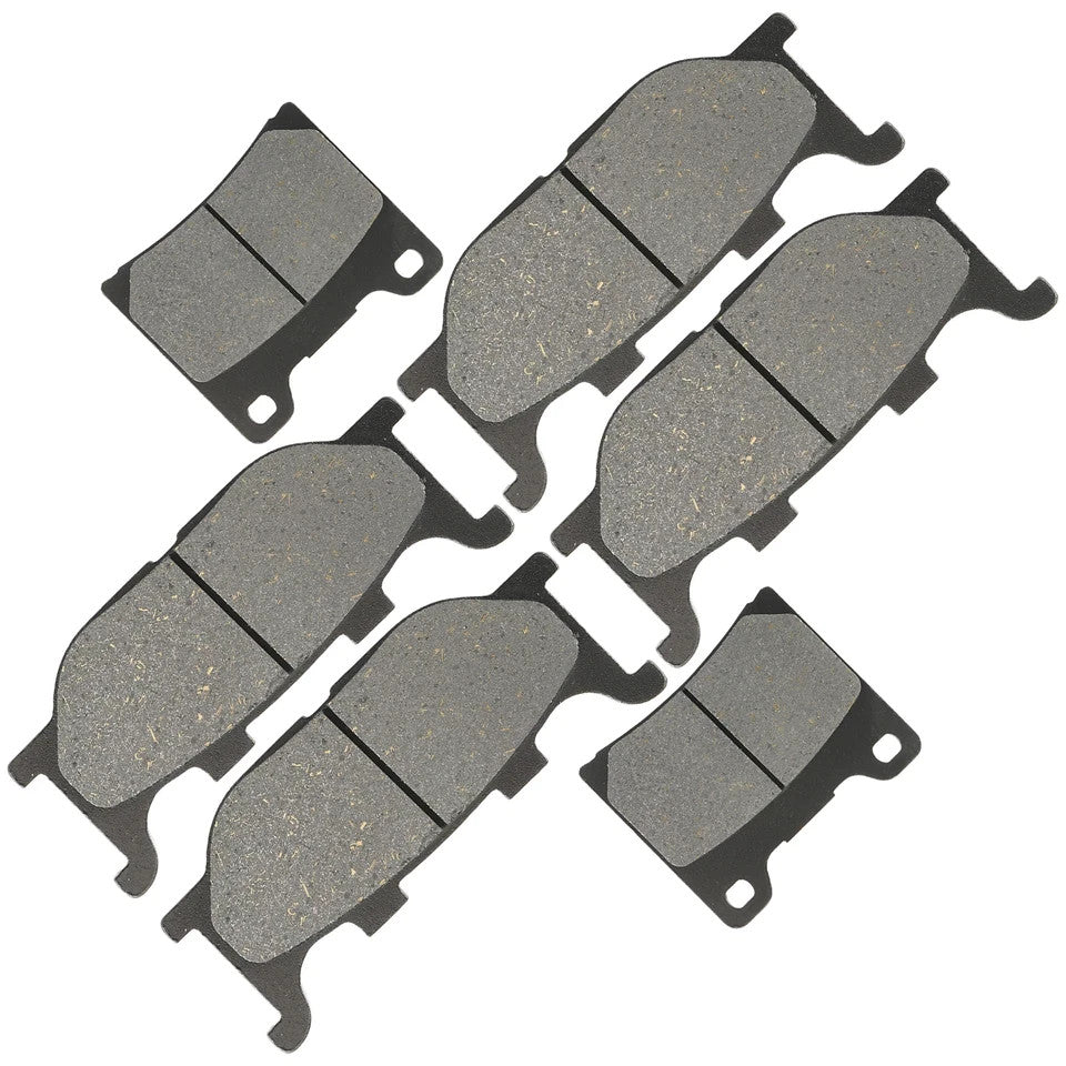Front Rear Brake Pads for Yamaha XVS1100 V-Star 1100 Classic 2000-2009