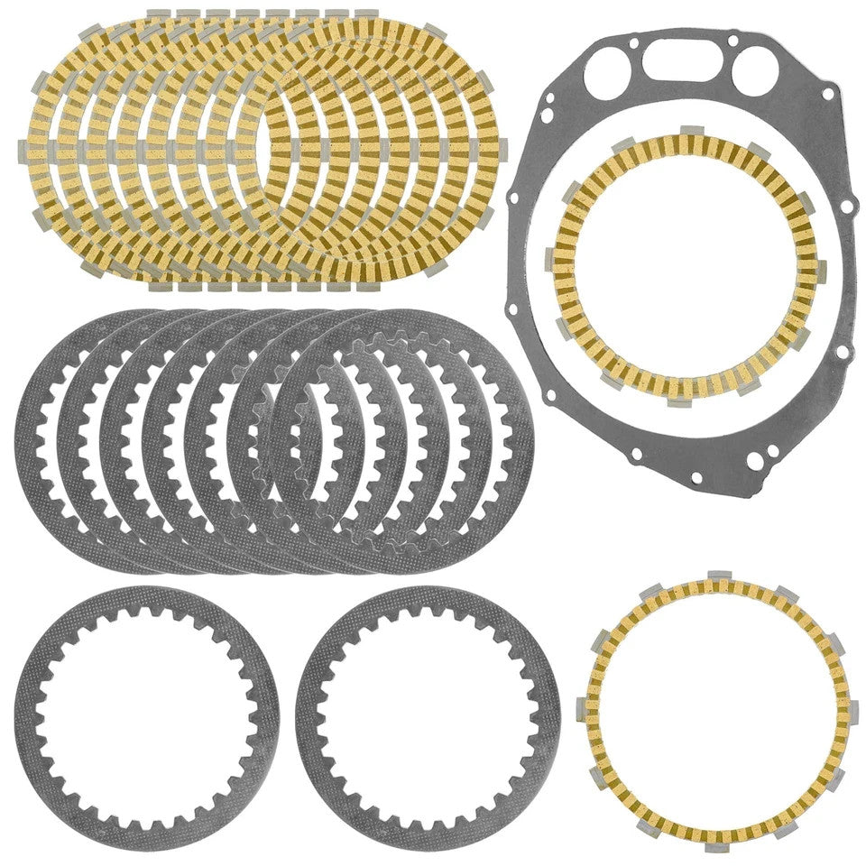 Clutch Friction Steel Plates Gasket fits Suzuki GSX1300R Hayabusa 1300 2002-2019