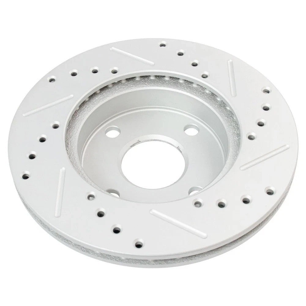Performance Brake Rotor & Ceramic Pad Front Rear Kit w/Chemicals