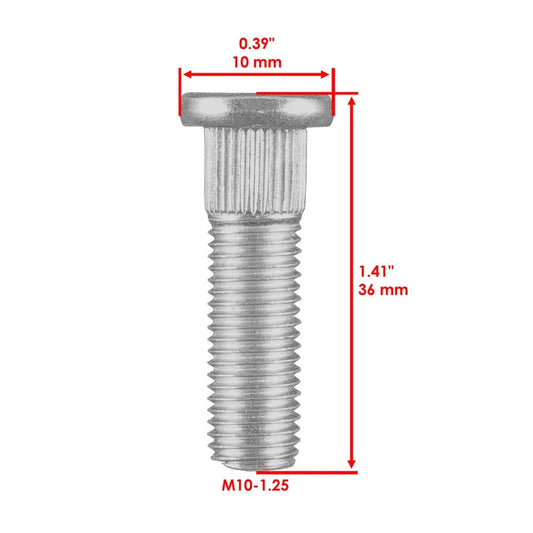 Front Wheel Hub Stud Bolt For Honda Foreman Rubicon 500 TRX500FM 2015-2019 QTY 8