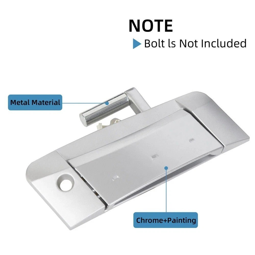 For 2003-2009 Nissan 350Z Left+Right Outside Exterior Door Handle Painted Silver