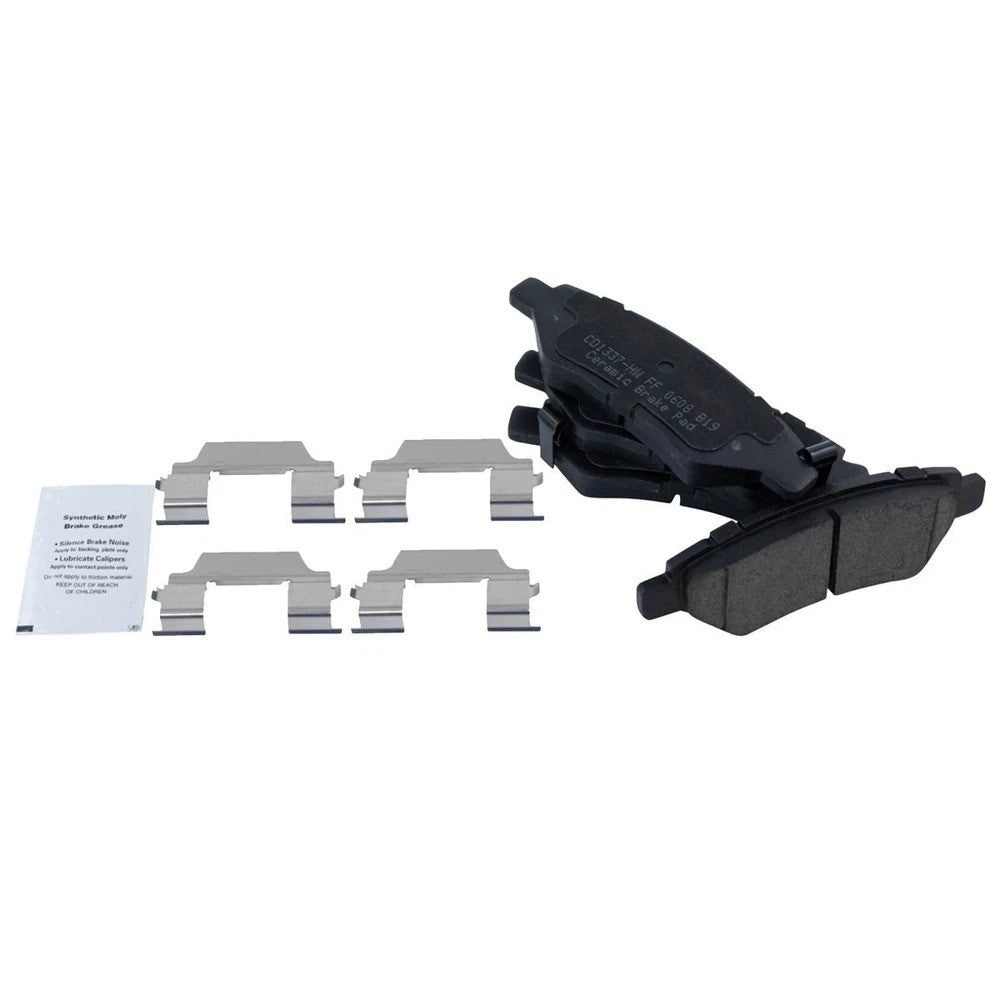 Performance Brake Rotor Drilled Slotted Coated & Ceramic Pad Kit