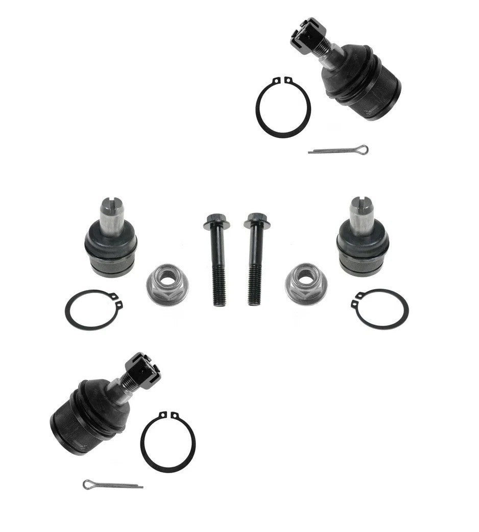 Ball Joint Front Upper & Lower Kit Set of 4 for Ford F250 F350 2WD