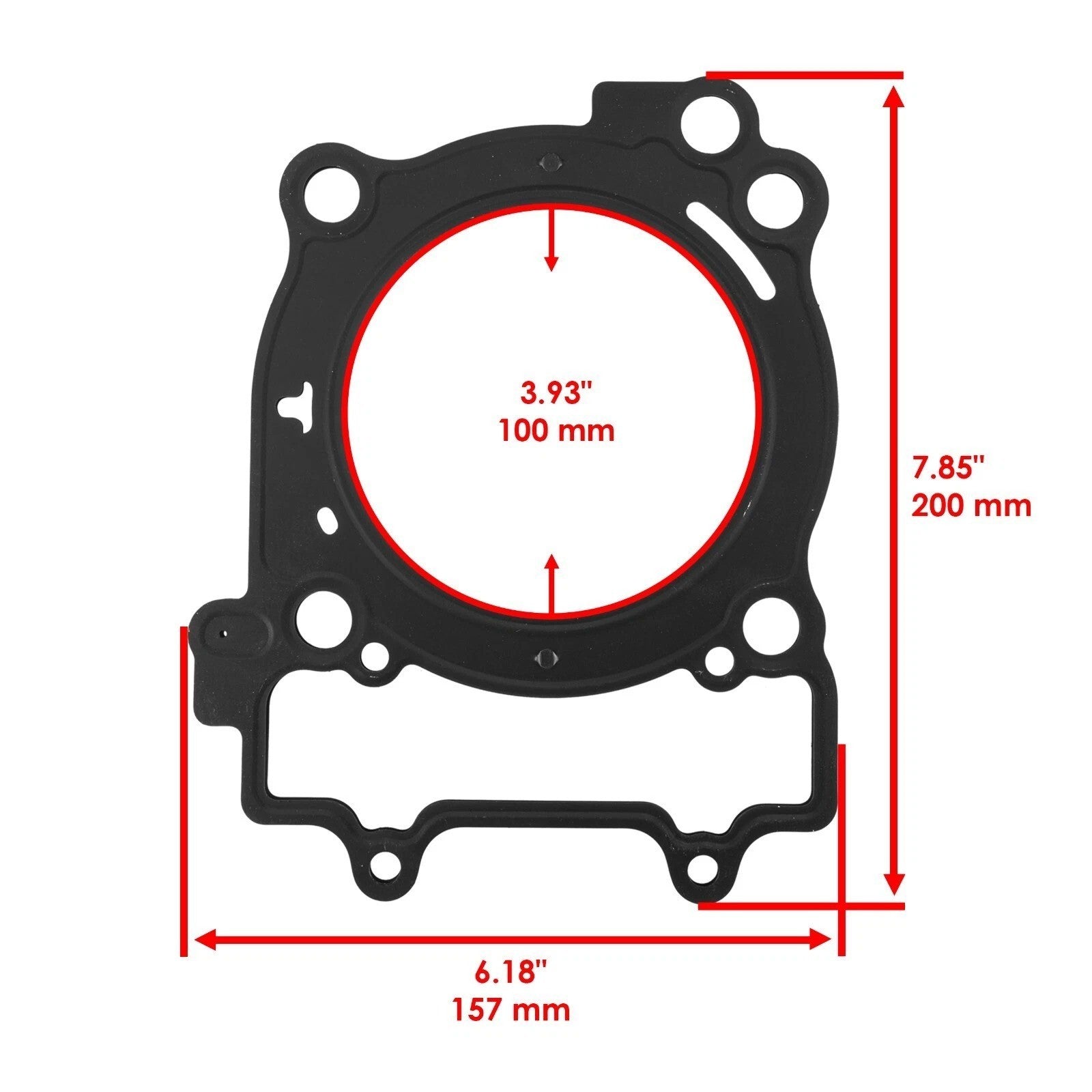 Cylinder Head And Cover Gasket fits Polaris Ranger 570 2016 2017 2018-2020