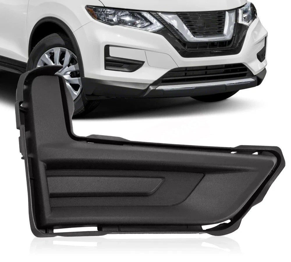 HECASA Bumper Bezel Fog Light Cover Right Side For Nissan Rogue 17-20 #NI1039148