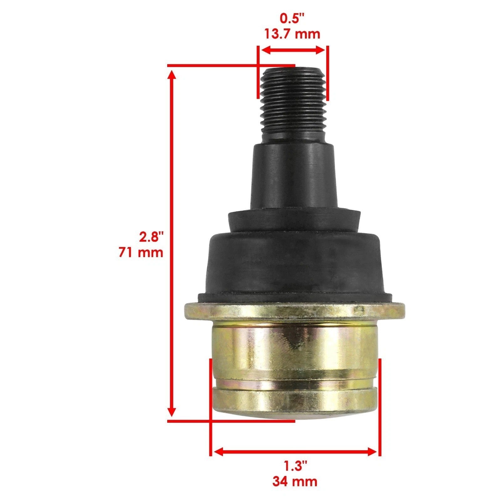 2 Front Knuckle Lower Upper Ball Joint For John Deere Xuv Gator 625I 825I Gas