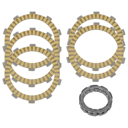 Clutch Friction Plates & Bearing for Honda TRX250 Fourtrax 250 1985 1986 1987