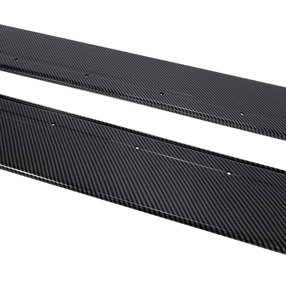Side Skirt Extension Rocker Panel Carbon Fiber MP Style For BMW F82 F83 M4 15-20