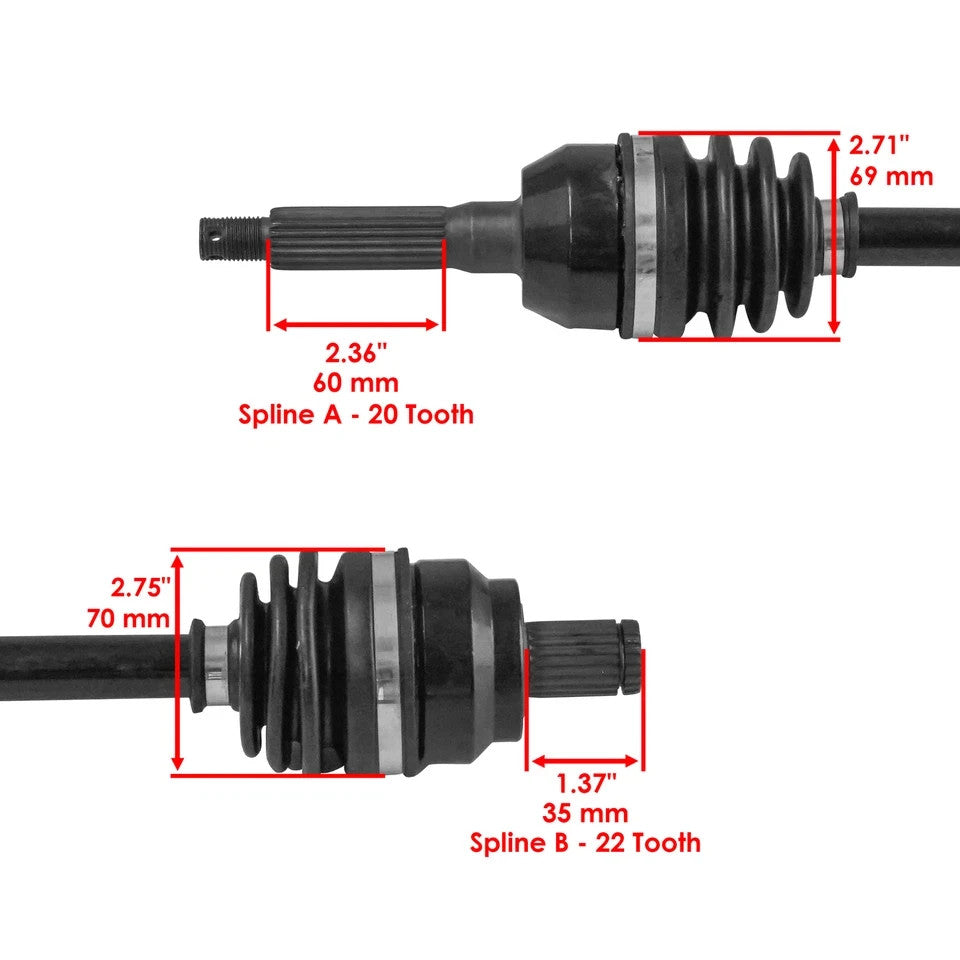 Front Left Or Right CV Joint Axle Shaft For Polaris Sportsman 450 HO 2016-2017