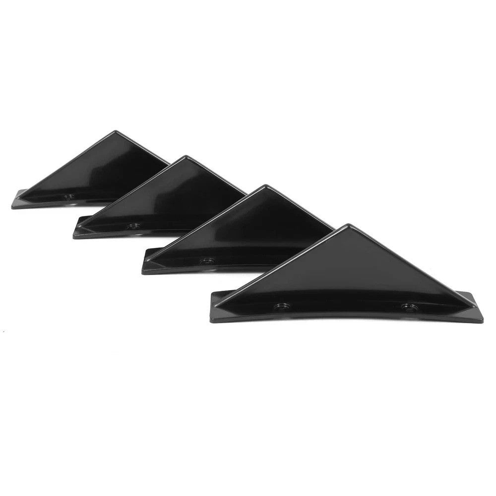 For Chevrolet Chevy Camaro Rear Diffuser Shark Fins Bumper Lip Splitter Glossy