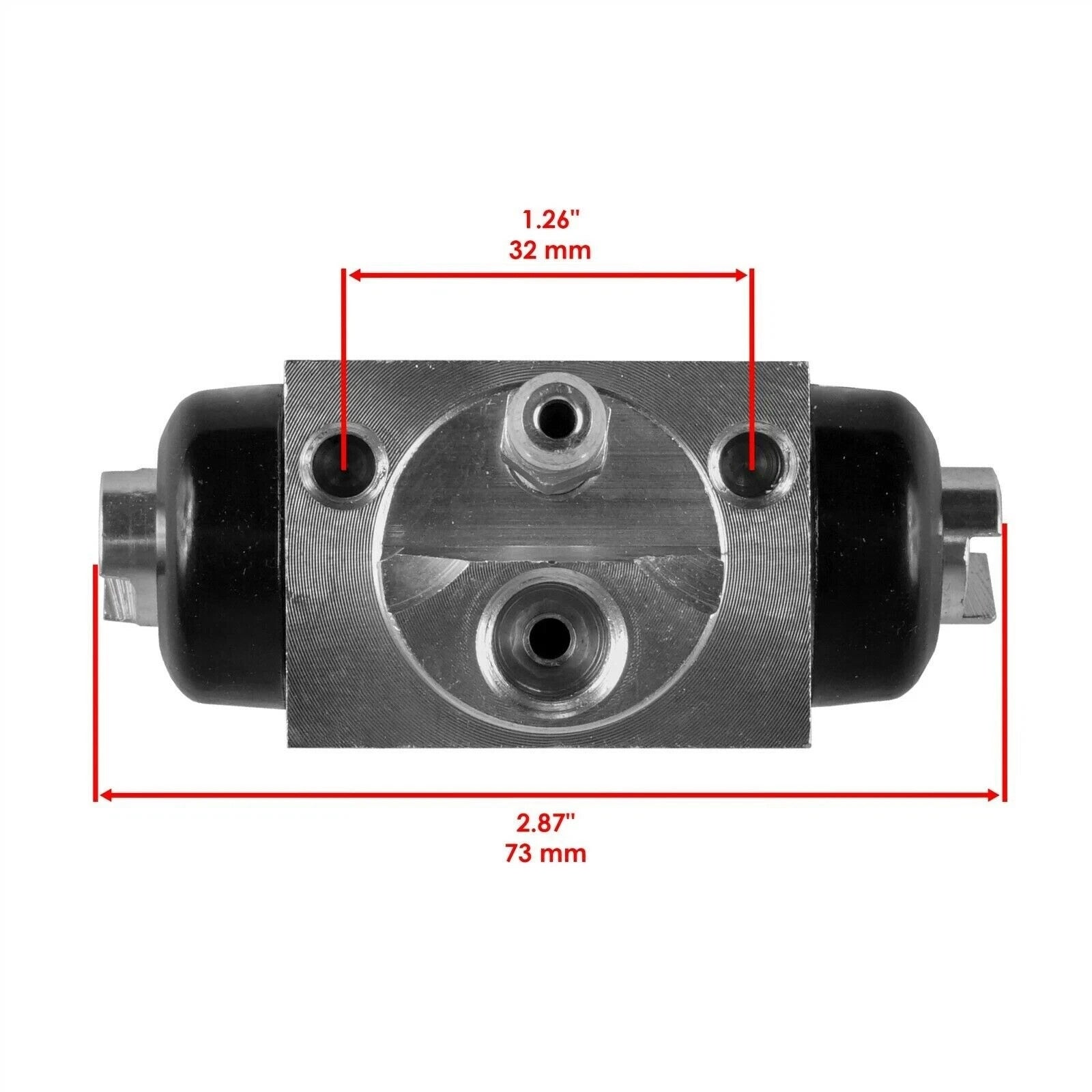 2x Front Rear Brake Cylinder for Kawasaki Mule SX 4X4 XC FI KAF400 2020-2024