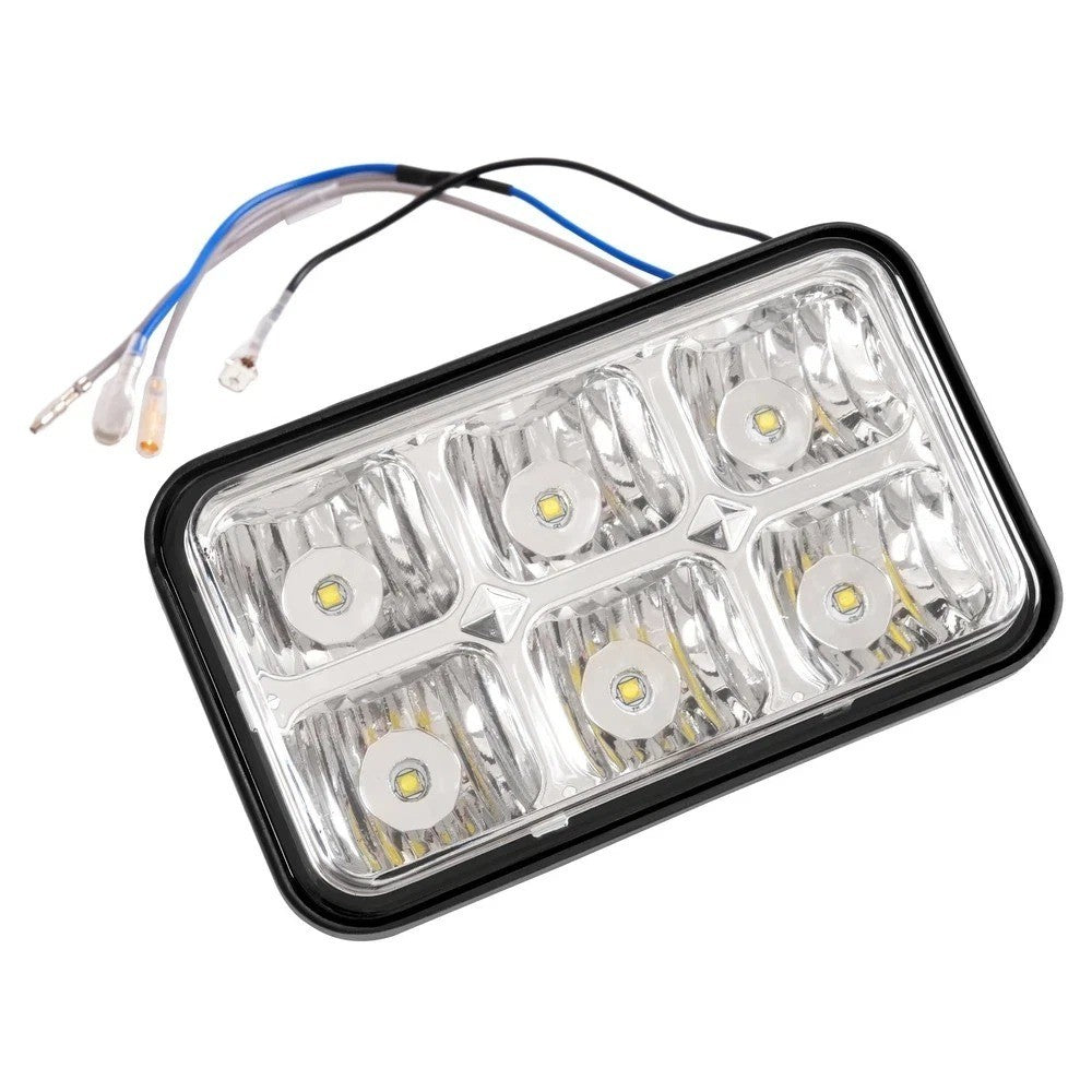 Golf Cart Clear LED Headlight For EZGO 1996+ ST350 1980-1994 Marathon Workhorse