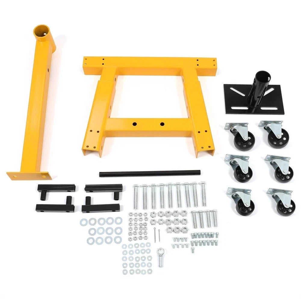 2000lb Steel Adjustable Engine Stand Folding Motor Hoist Dolly Mover Auto Repair