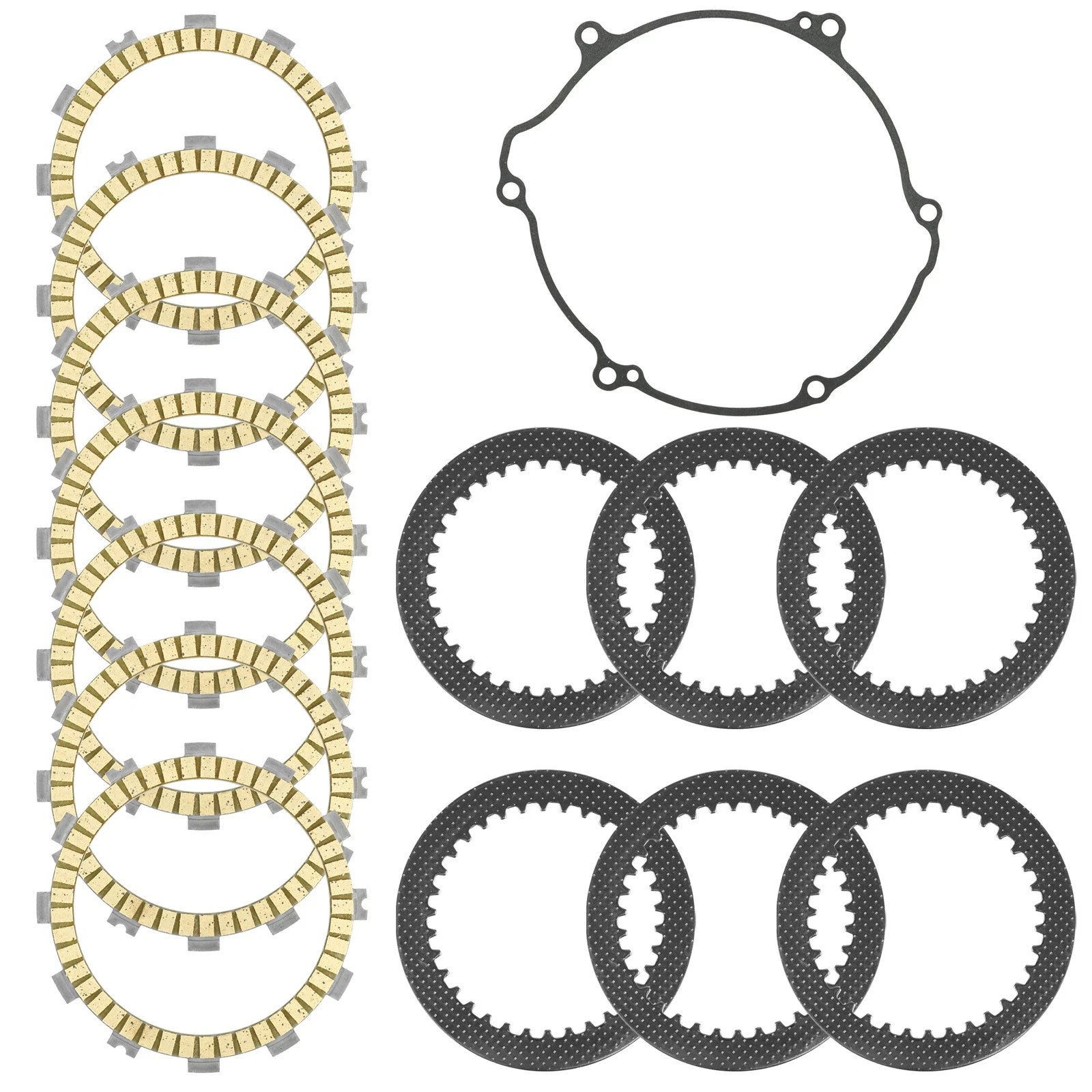 Caltric Clutch Friction and Steel Plates Kit for Kawasaki KX125 1994 - 2002