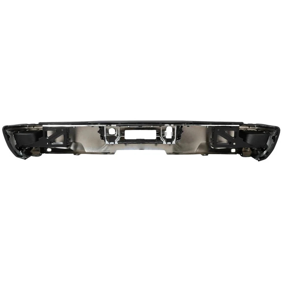 Chrome Rear Step Bumper Assembly For Chevy Silverado GMC Sierra 1500 2014-2018