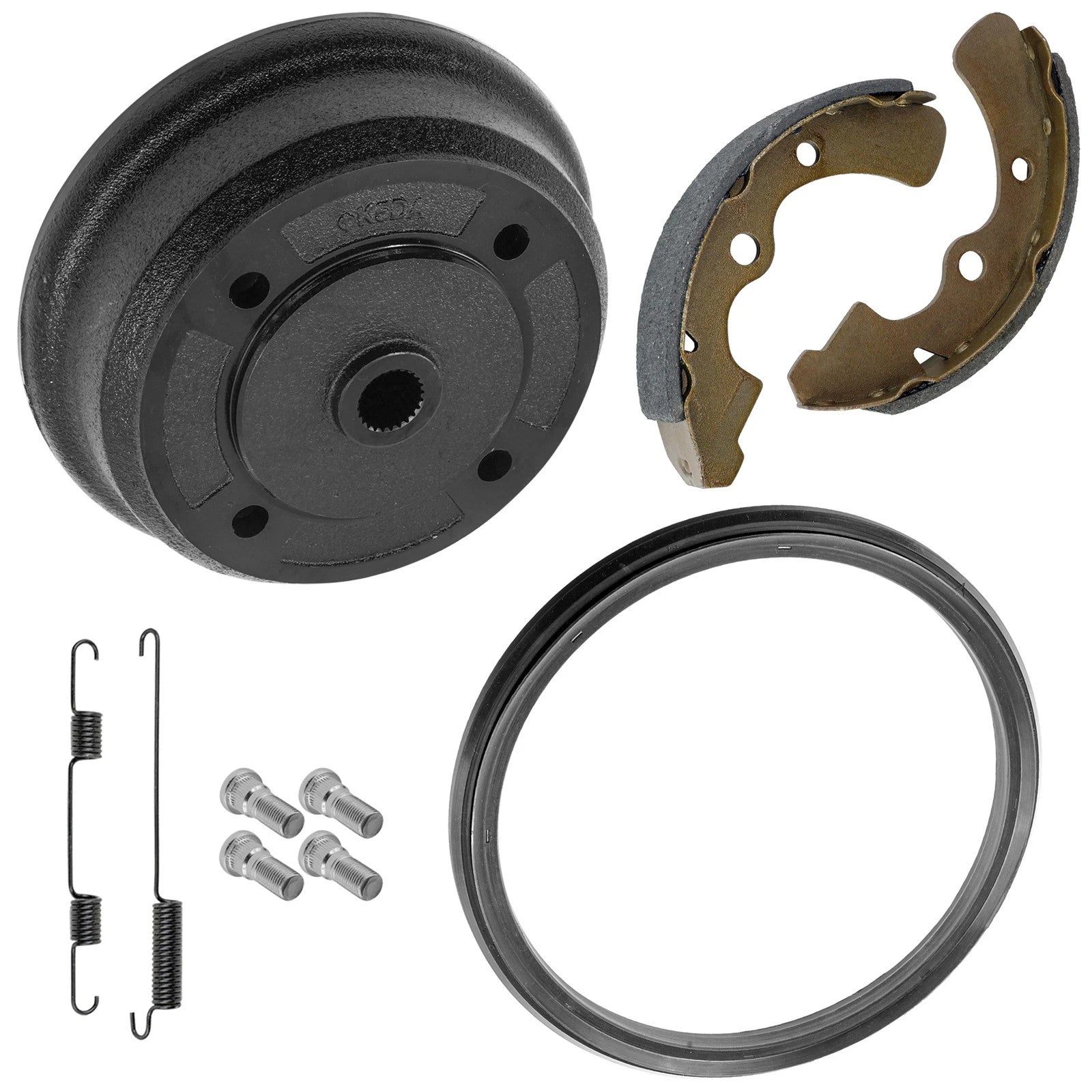 Front Brake Drum w/ Shoes fits Kawasaki Mule 3010 KAF620 KAF950 2001 2002 - 2008