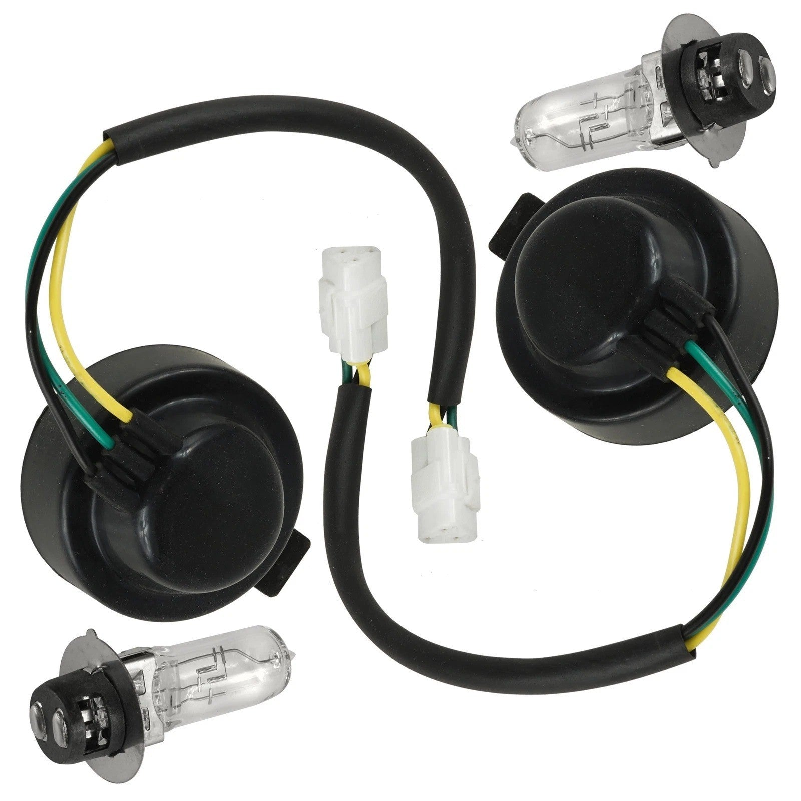 2X LH RH Headlight Socket and Bulb for Yamaha Raptor 700 YFM700R 2006 2007-2026