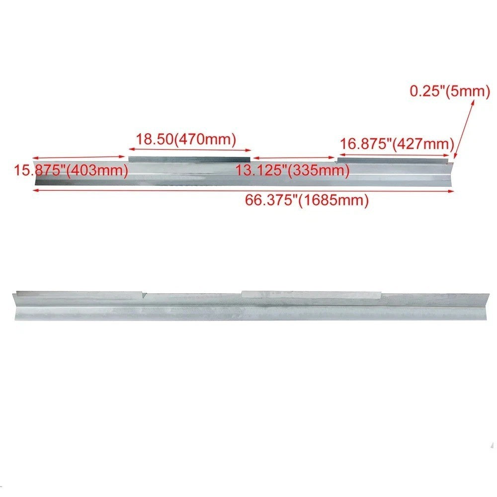 For 1992-1999 Chevy GMC C1500 K1500 SUBURBAN 4 DOOR OUTER ROCKER PANELS PAIR