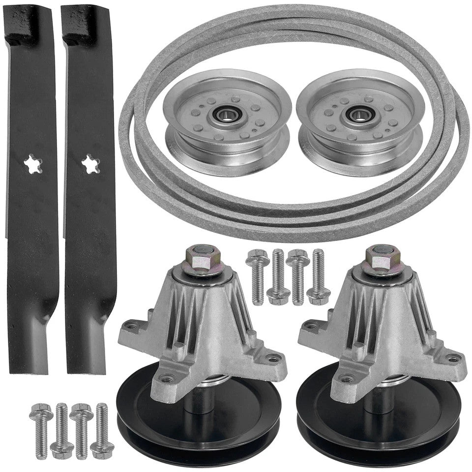 Spindle w/Pulley & Belt for Cub Cadet XT1-LT42 XT2-LX42 42" / 918-06976 75405021