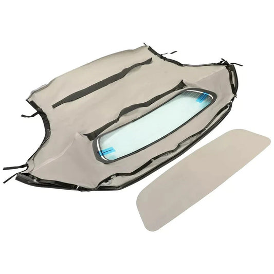 For BMW Z4 Convertible E85 03-08 Black Soft Top Replacement &Heated Glass Window