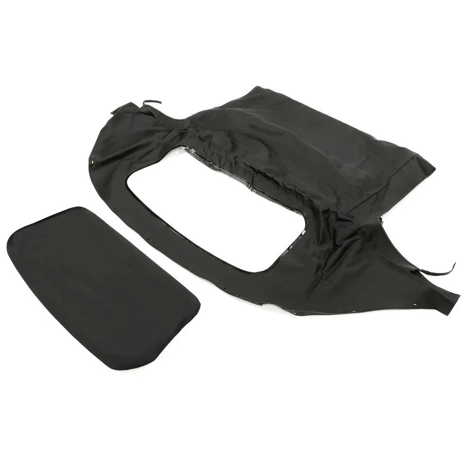 For Mazda Miata 1990-2005 Soft Top Convertible Window Black & Clear Cabrio