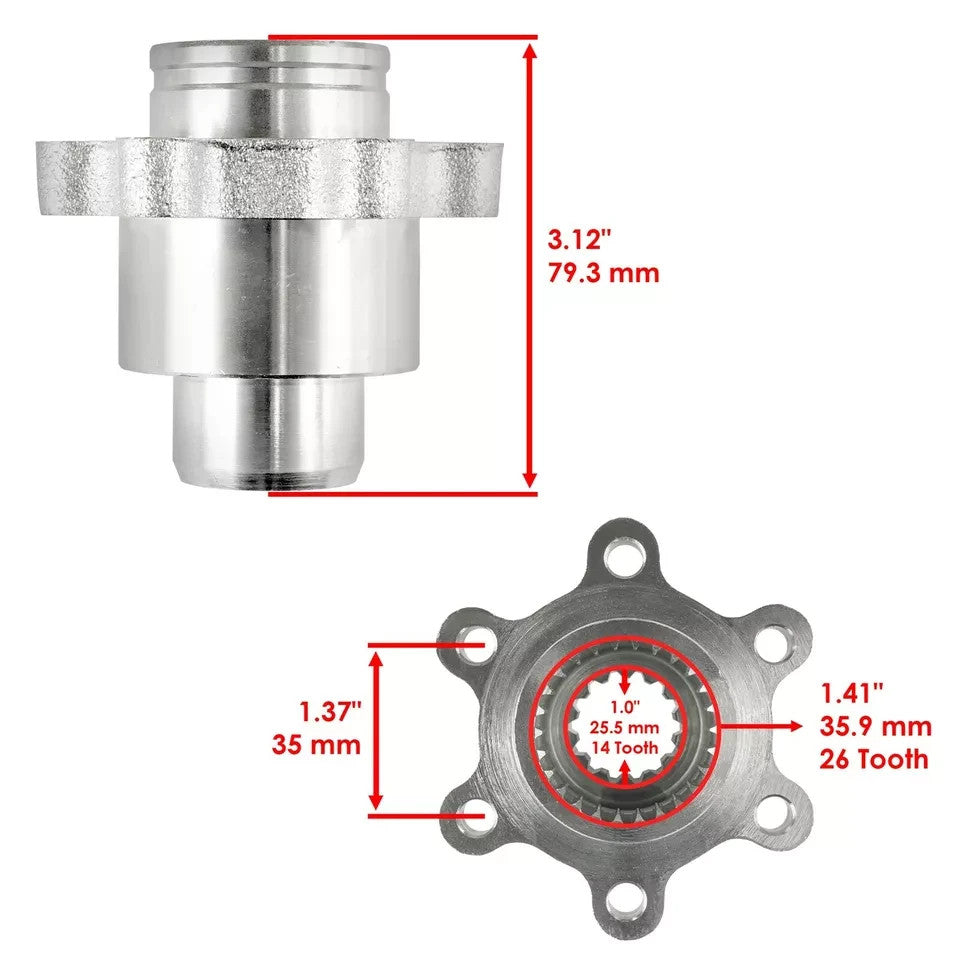 Rear Differential Drive Shaft Boss Fits Yamaha 5UG-46212-00-00