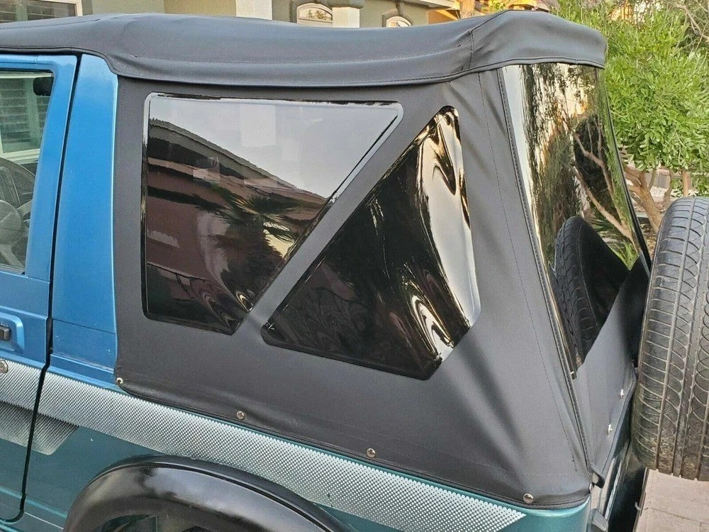 HECASA For 1986-94 Suzuki Samurai Replacement Soft Top w/ Zip Out Tinted Windows