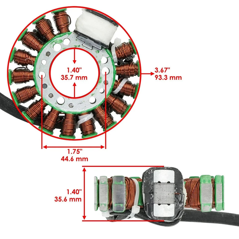 for Yamaha Wolverine 350 YFM350 YFM 350 4WD 1996 1999 Stator