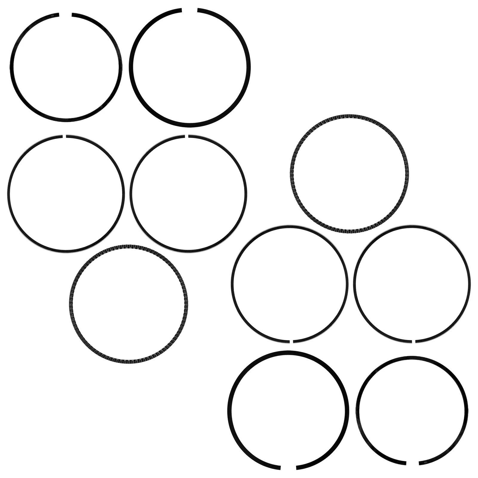 Caltric Piston Ring Set For Polaris RZR XP 900 2011-2013 / RZR 4 XP 900 2012