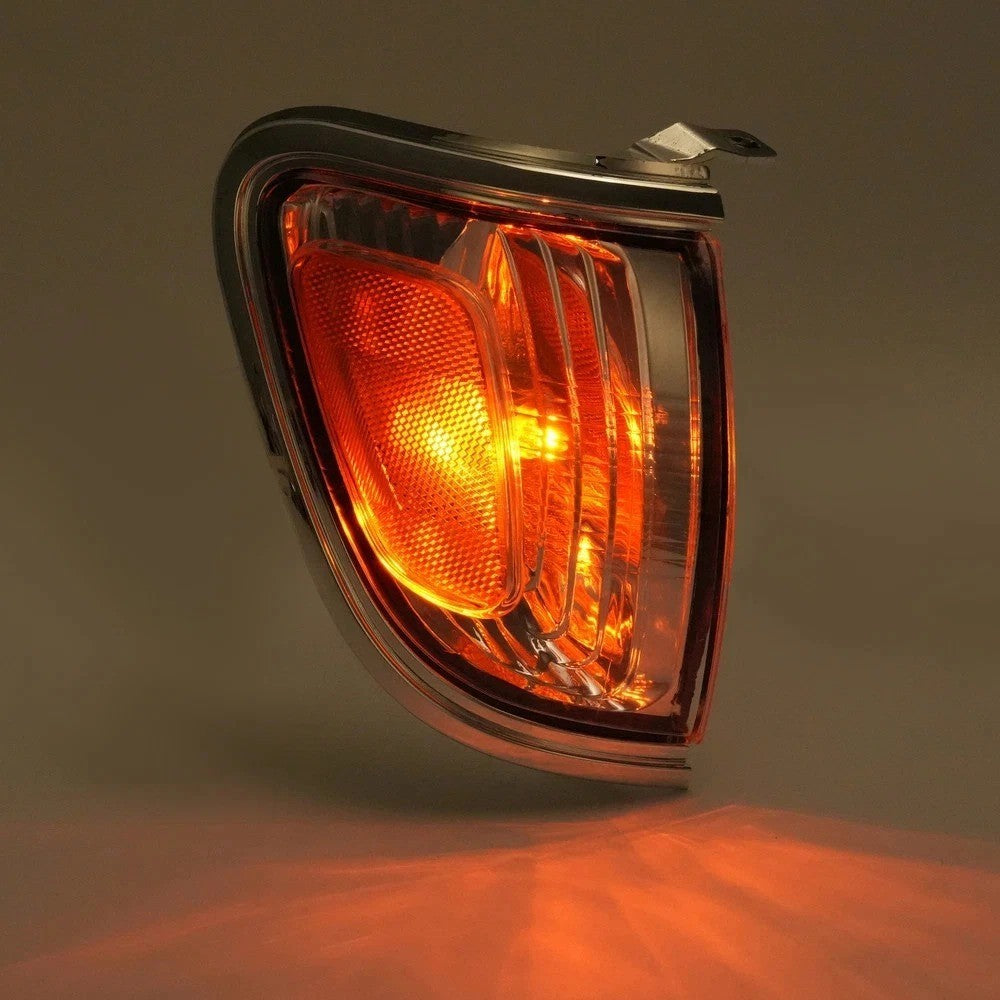 HECASA Headlights Corner Lamps w/Bulbs For Toyota Tacoma 2001-2004 LH&RH Side