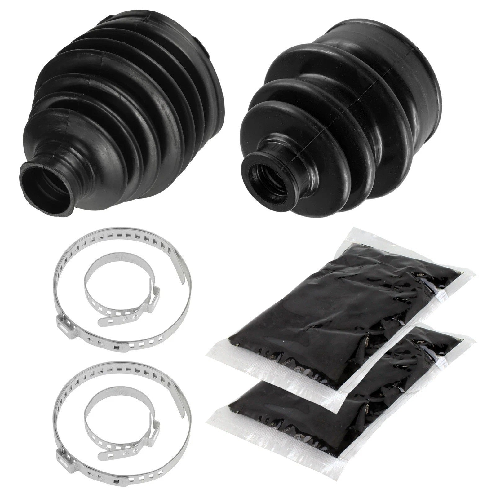 Front Axle Outer And Inner CV Boot Kit for Yamaha Grizzly 550 YFM550 4X4 09-14