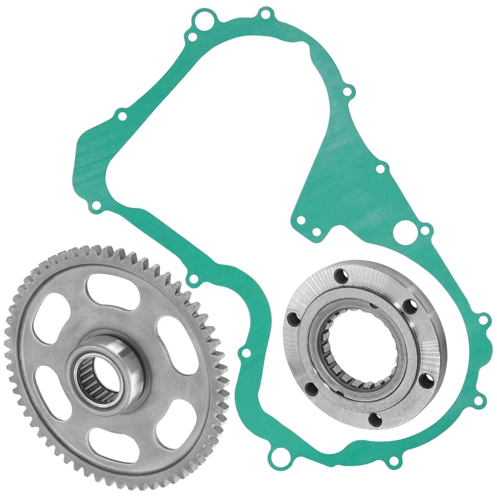 Starter Clutch Sprag Idler Gear W/Gasket For Suzuki LT-F4WDx King Quad 300 91-98