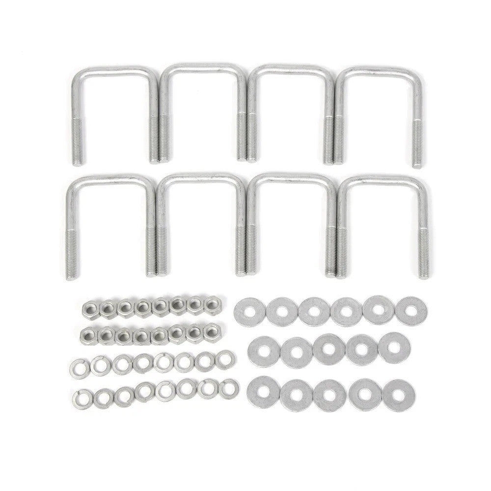 8 Trailer U-Bolts for Boat Trailer Square U Bolt 1/2"x3 1/16"x4 5/16"