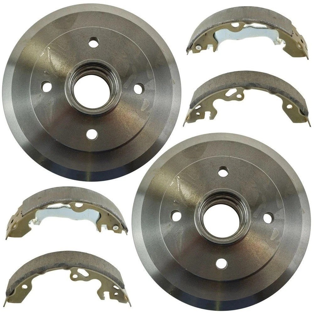 Rear Brake Drum & Shoe Kit for 00-08 Ford Focus