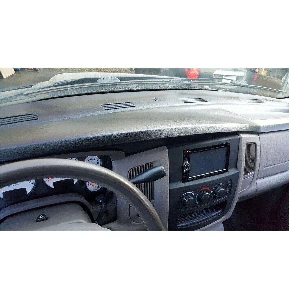 For 2002-2005 Dodge Ram 1500 2500 3500 Molded Dashboard Overlay Cover Black
