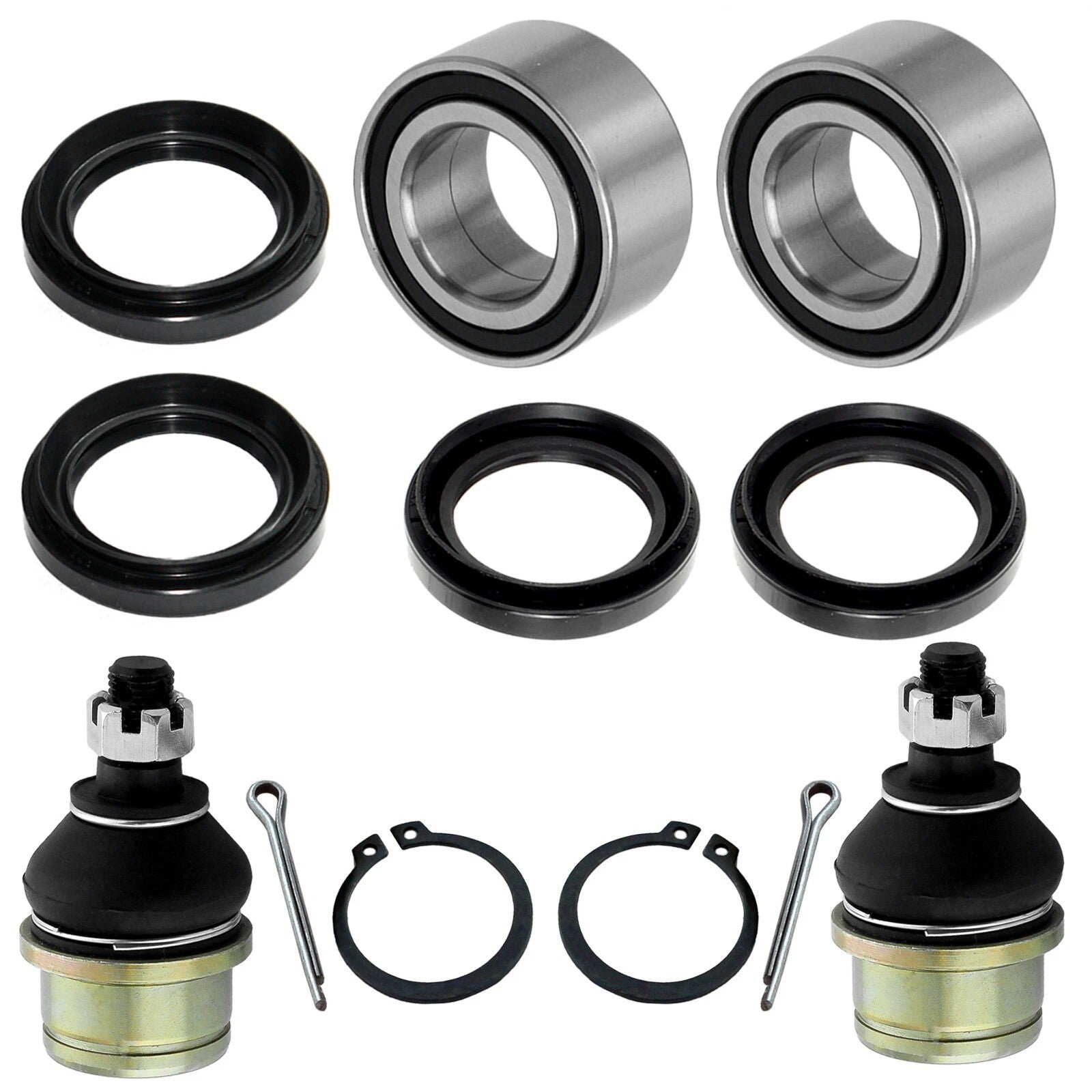 2 Front Knuckle Ball Joint Bearing for Honda TRX500FA Foreman Rubicon 500 01-14