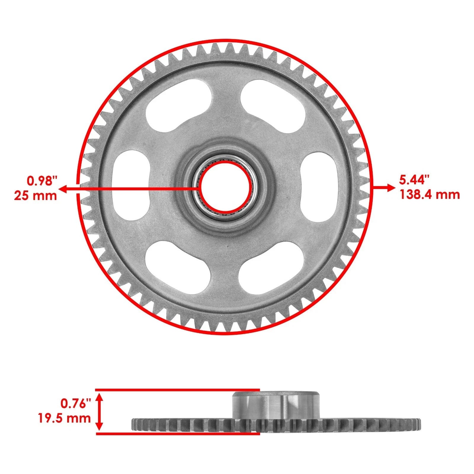 Starter Clutch Sprag Idler Gear W/Gasket For Suzuki LT-F4WDx King Quad 300 91-98