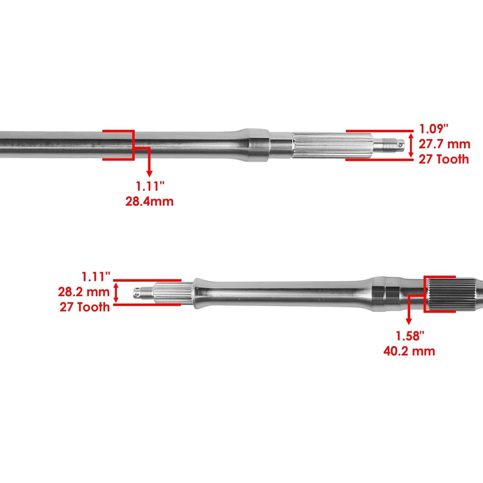 Rear Axle Shaft for Yamaha Kodiak 400 YFM400 2WD 4WD 2003 2004