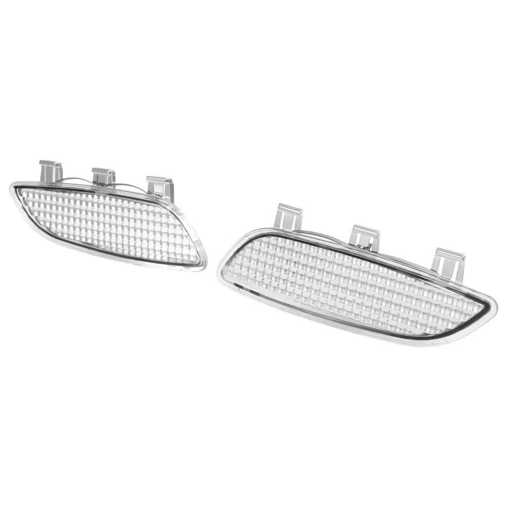 Clear Front Bumper Side Marker Lights Reflector For BMW M3 E90 E92 E93 2008-13