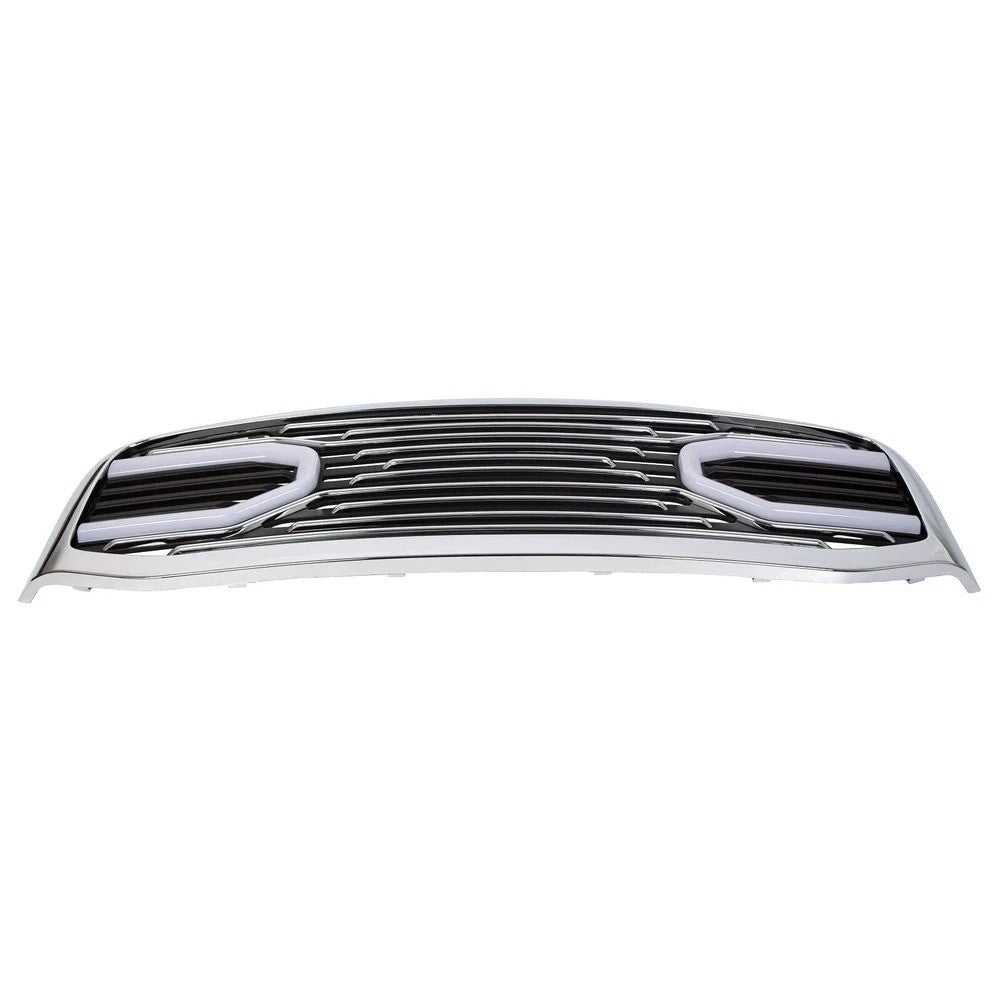 For 06-09 Dodge RAM 2500 3500 1500 Front Hood Chrome Big Horn Grille+Shell+Light