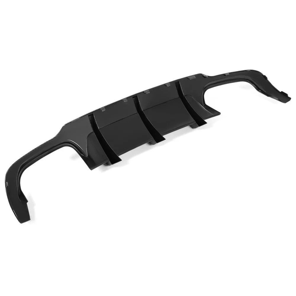 For Mercedes W204 C63 AMG 2012-2014 Rear Diffuser Bumper Lip Carbon Fiber Look