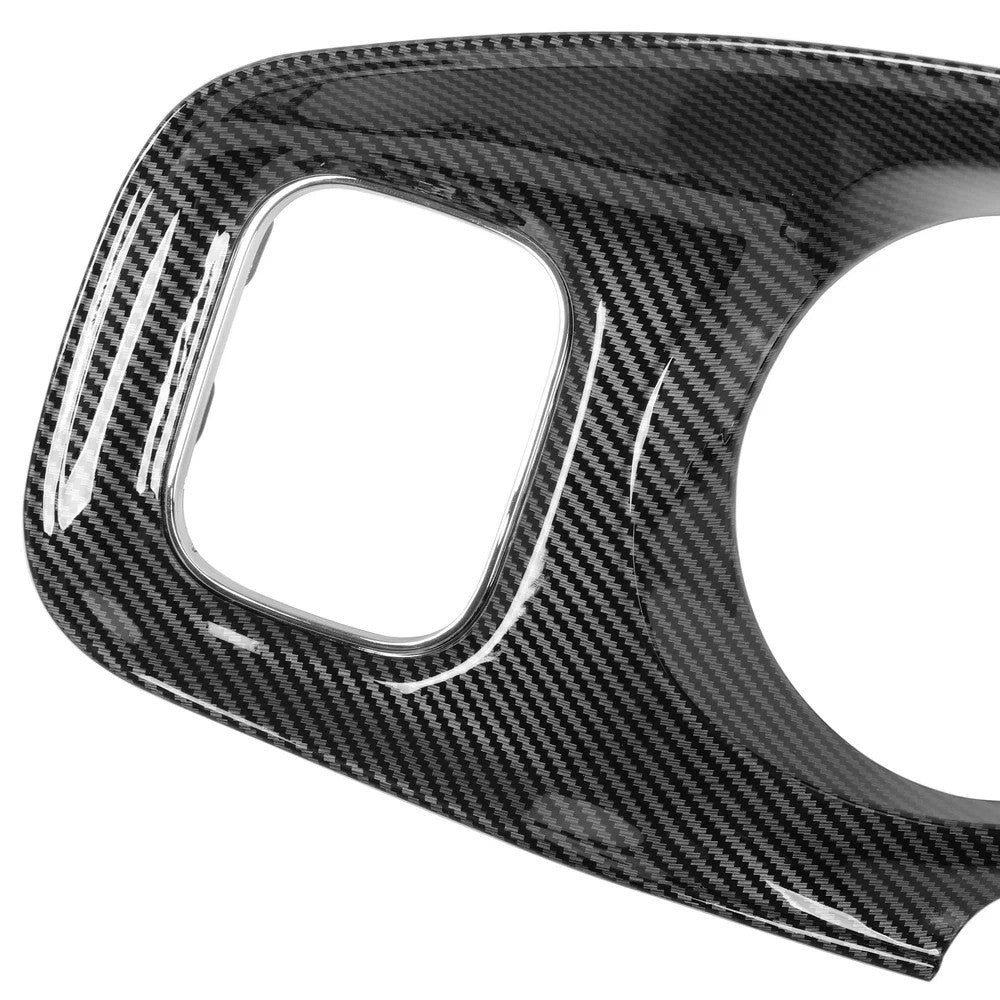 FOR 2011-14 DODGE CHARGER INSTRUMENT DASH PANEL CLUSTER BEZEL Carbon Fiber Style