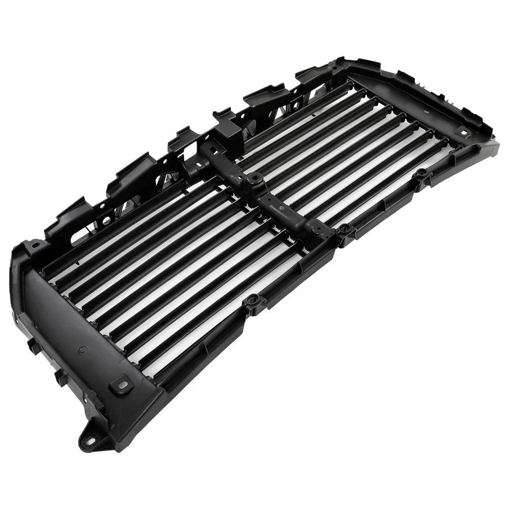 Front Upper Radiator Grille Air Shutter Assembly Black For Ford F-150 2015-2017