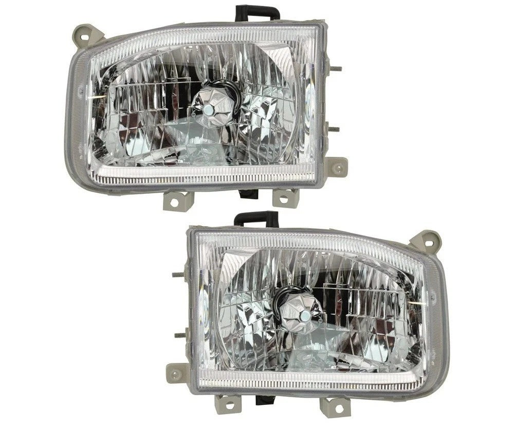 Headlight Assembly Set Driver & Passenger Side Fits 1999-2004 Nissan Pathfinder