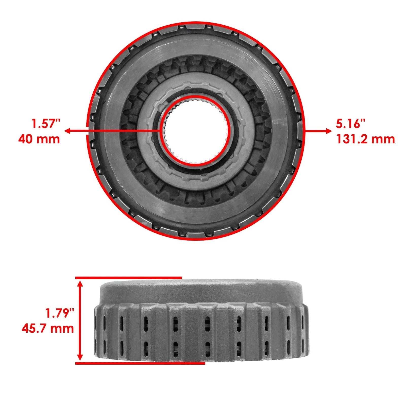 Clutch Basket Hub Assembly for Honda Pioneer 1000-5 SXS1000M5 Deluxe EPS 2016-21