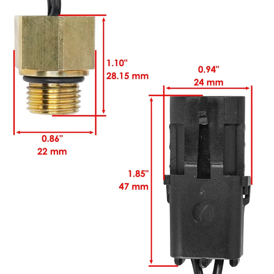 Cooling Radiator Thermal Switch Sensor for Polaris Sportsman 500 HO 2009-2013