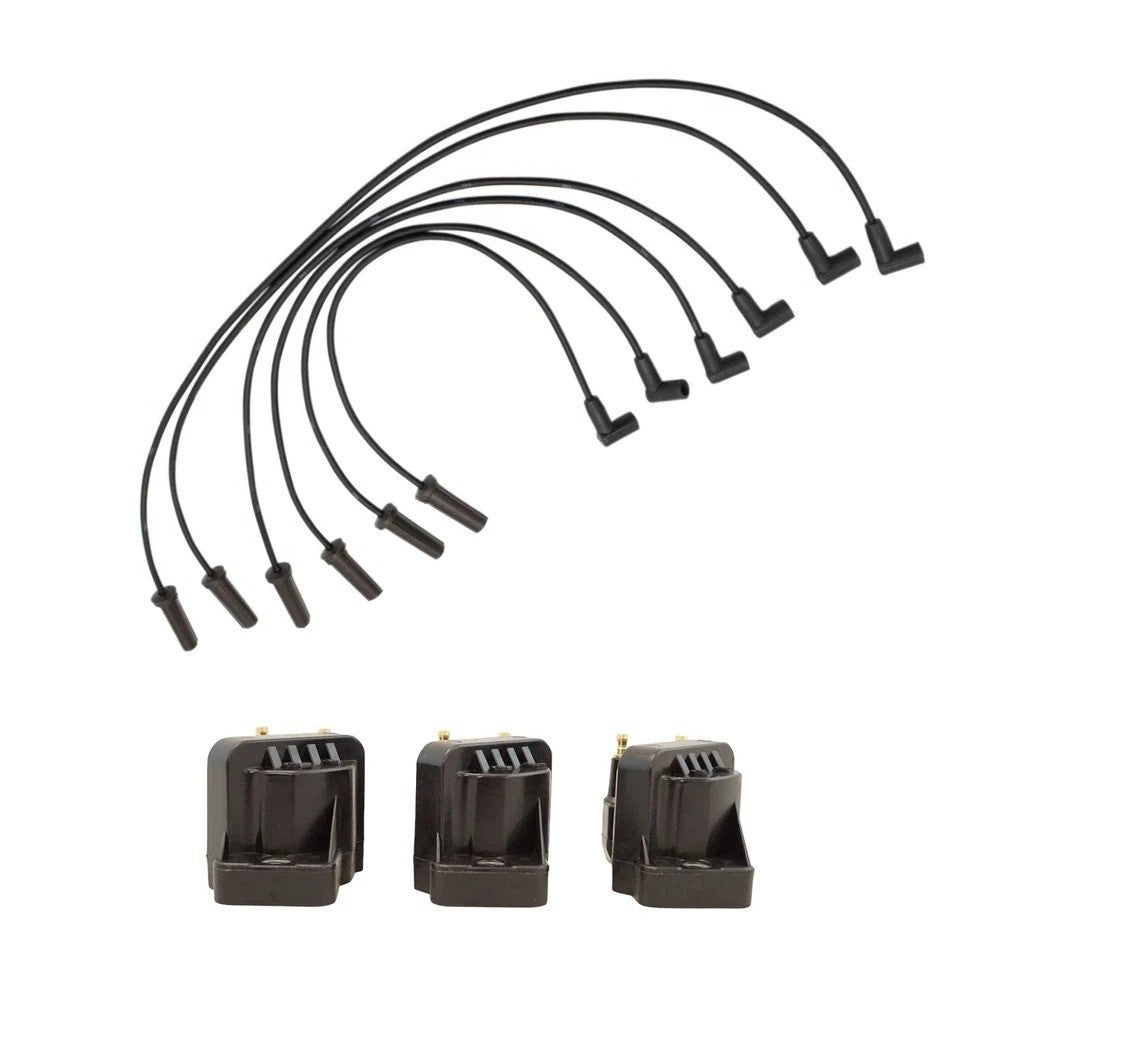 Ignition Coil & Spark Plug Wire Kit Set for Camaro Firebird 3.8L V6 New