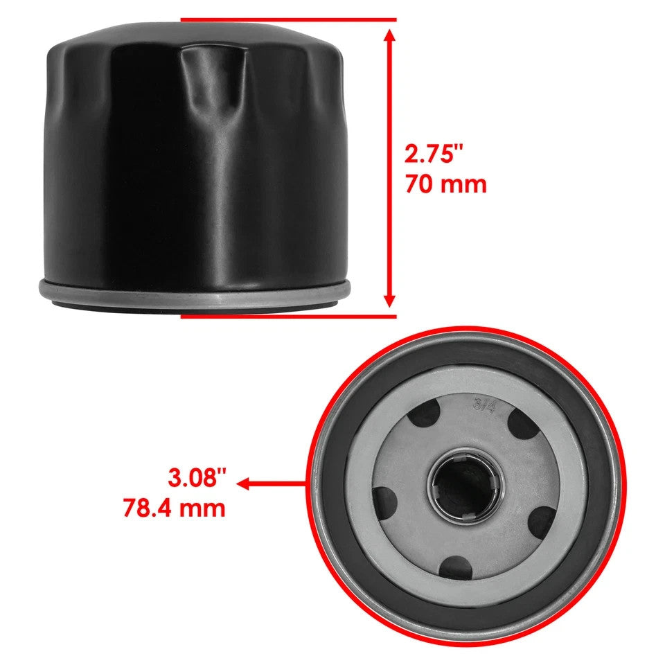 Caltric 063-5004-00 063500400 Oil Filters for Bad Boy Lawn Mowers 3x
