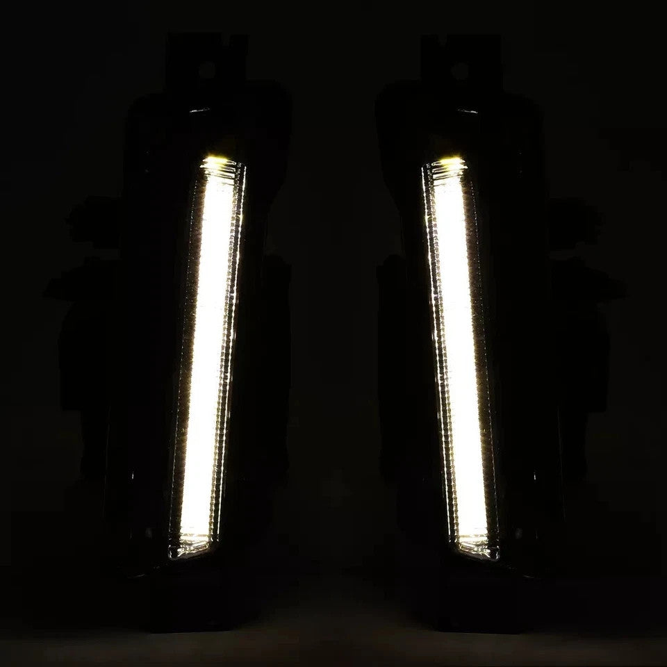 2PC DRL LED Fog Light Daytime Running Lamp For Chevy Camaro ZL1 LS LT 2016-23 24